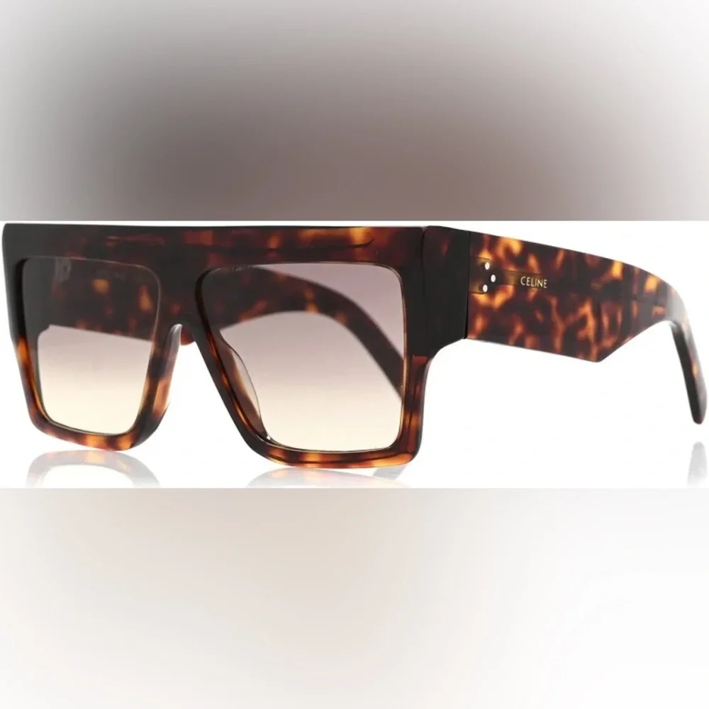 Celine Tortoise Shell Sunglasses - Picture 10 of 16